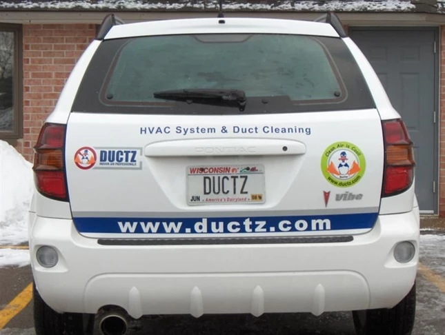Pontiac Vibe - Rear View - Ductz Air Cleaning & HVAC Restoration Services