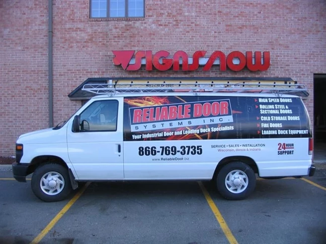 Ford Full Size Van - Reliable Door Systems Inc - Your Industrial Door & Load Dock Specialists