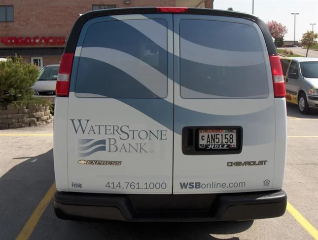 Chevy Express - Partial Wrap - Waterstone Bank